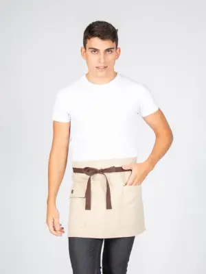 Delantal corto beige 40X68 CM 100021 Garys