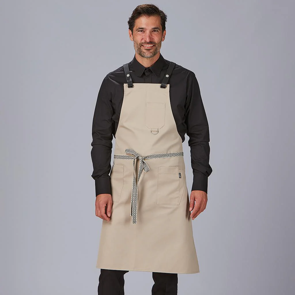 Delantal peto ollados tiras combi 88X74 CM 100029 Garys - Imagen 4