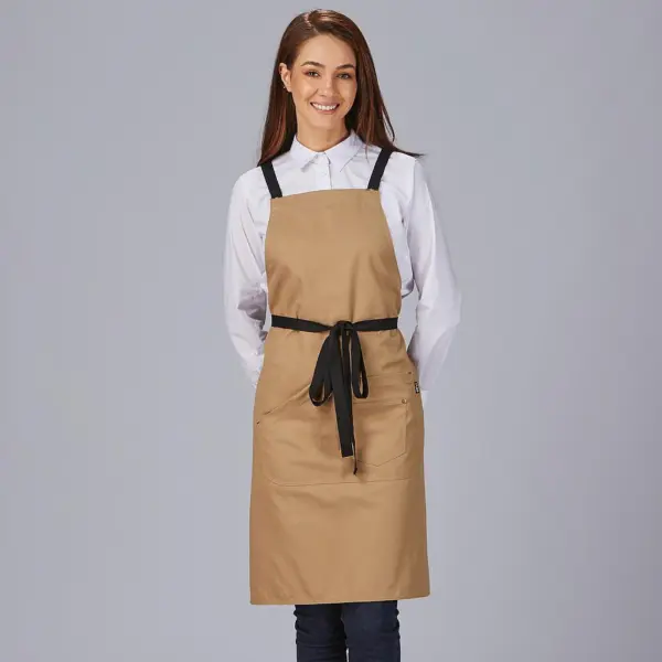 Delantal peto tirantes contraste 88X74 CM 100032 Garys