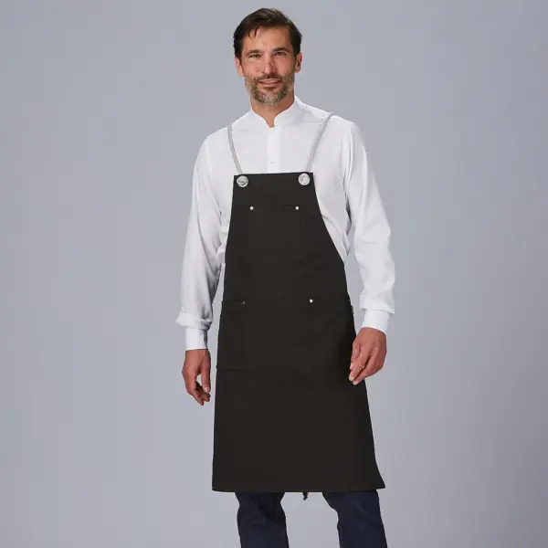 Delantal peto ollados tiras combi 88X74 CM 100029 Garys