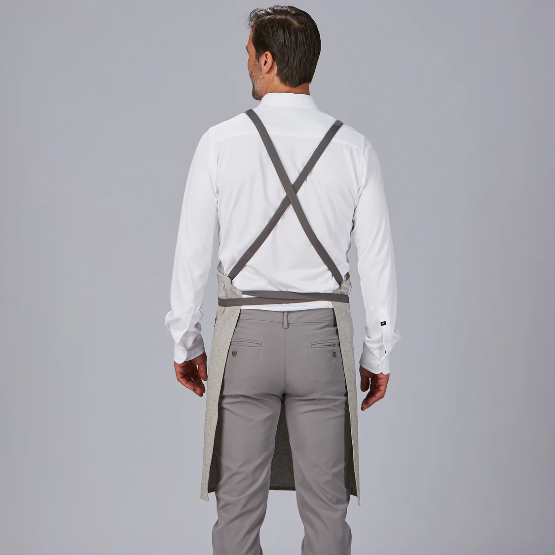 Delantal peto bolsillo y cintas combinadas 88X74 CM 100037 Garys - Imagen 2