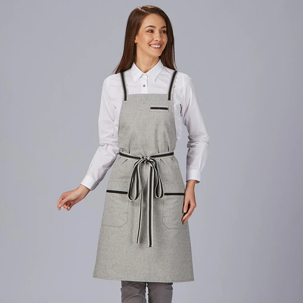 Delantal peto cinta rayas 88X74 CM 100038 Garys