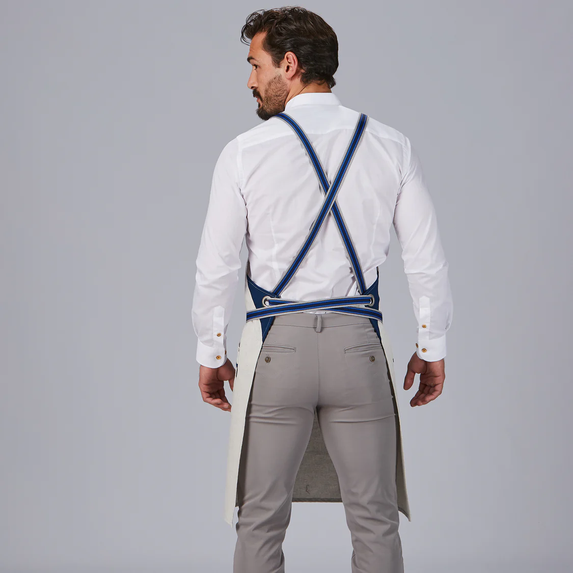 Delantal peto cinta rayas 88X74 CM 100038 Garys - Imagen 4