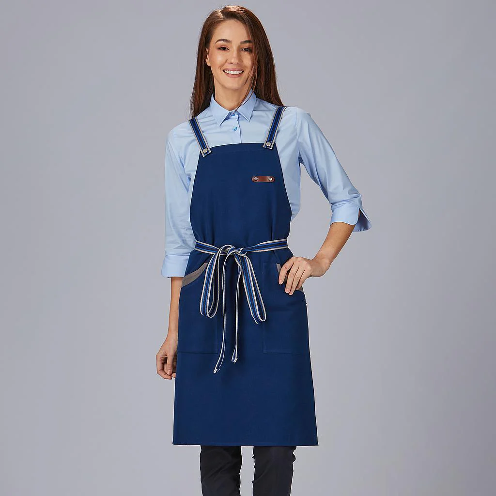 Delantal peto bicolor cinta rayas 86X74 CM 100041 Garys - Imagen 3