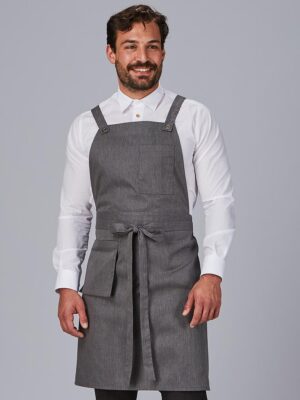 Delantal peto bolsillo cartera sarga reciclada 88*74 CM GARYS