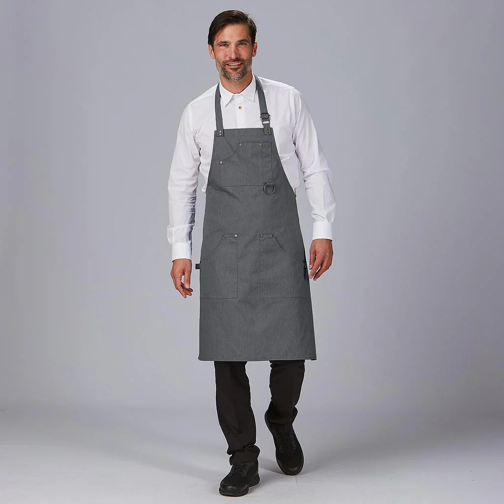 Delantal pecho remaches sarga reciclada 86X74 CM 100048 Garys - Imagen 4