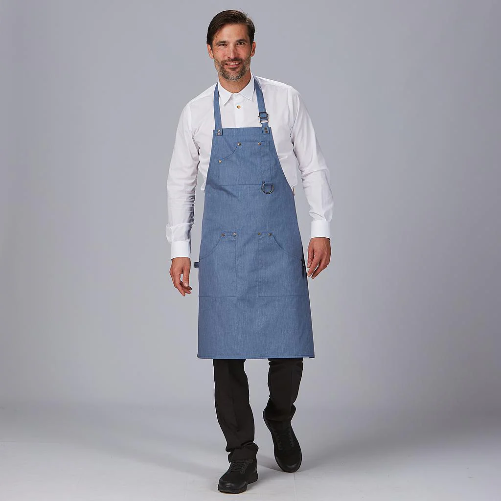 Delantal pecho remaches sarga reciclada 86X74 CM 100048 Garys - Imagen 3