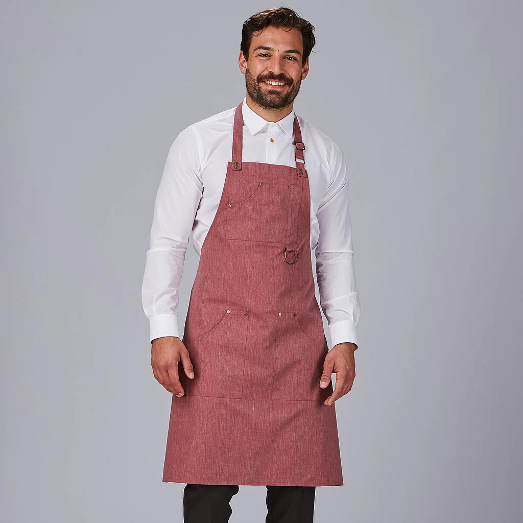 Delantal pecho remaches sarga reciclada 86X74 CM 100048 Garys - Imagen 2