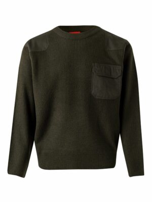 Jersey punto grueso con cuello redondo 100 Velilla