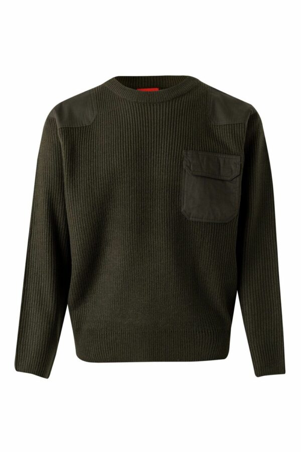 Jersey punto grueso con cuello redondo 100 Velilla