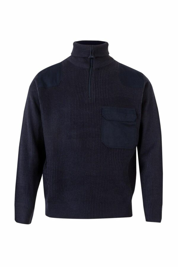 Jersey punto grueso con cuello alto 101 Velilla - Imagen 5