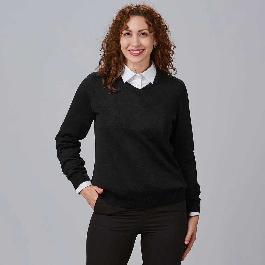 Jersey mujer cuello pico 102400 Garys - Imagen 3