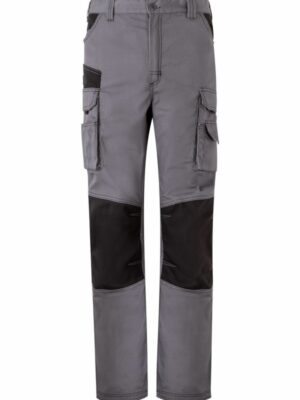 Pantalón bicolor multibolsillo gama SolidMatch 103011B Velilla - GRIS/NEGRO