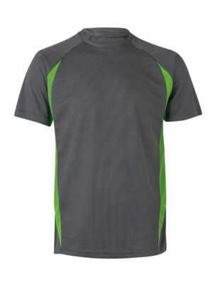 Camiseta técnica gama TotalMatch y FluorMatch 105501 Velilla - GRIS/VERDE LIMA
