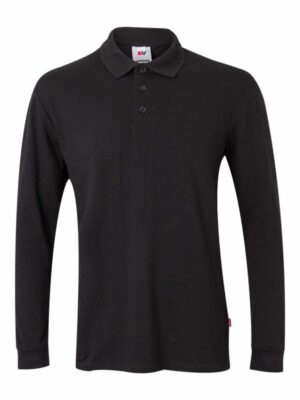 Polo basico de manga larga 105503 Velilla - NEGRO