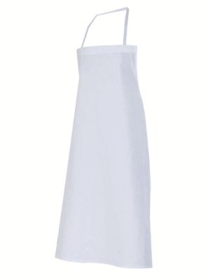 Delantal blanco básico estilo peto 11 Velilla