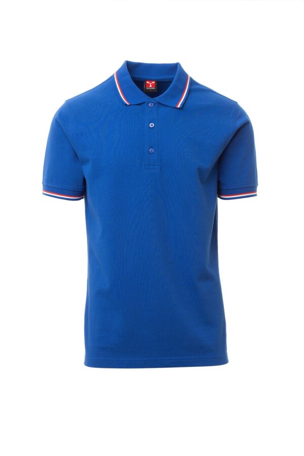 Polo unisex de manga corta con detalle en cuello y mangas  FRANCE Payper