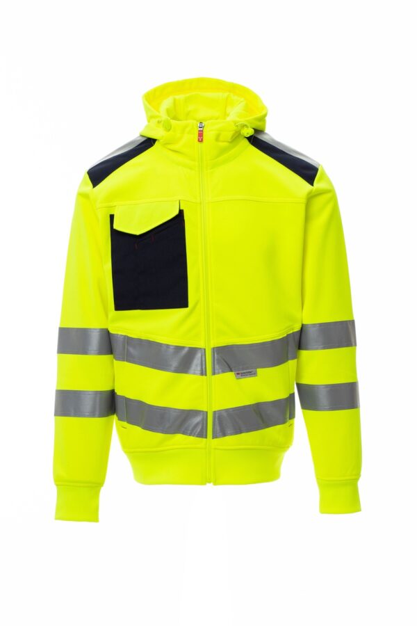 Sudadera en Alta Visibilidad con capucha LEADER Payper