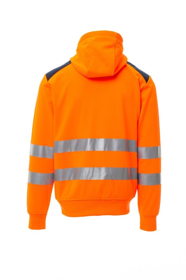 Sudadera en Alta Visibilidad con capucha LEADER Payper - Imagen 4