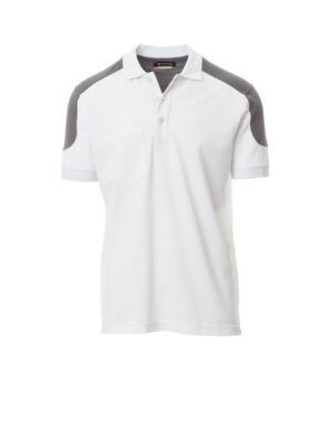 Polo de manga corta en colores combinados COMPANY Payper - BLANCO/GRIS HUMO