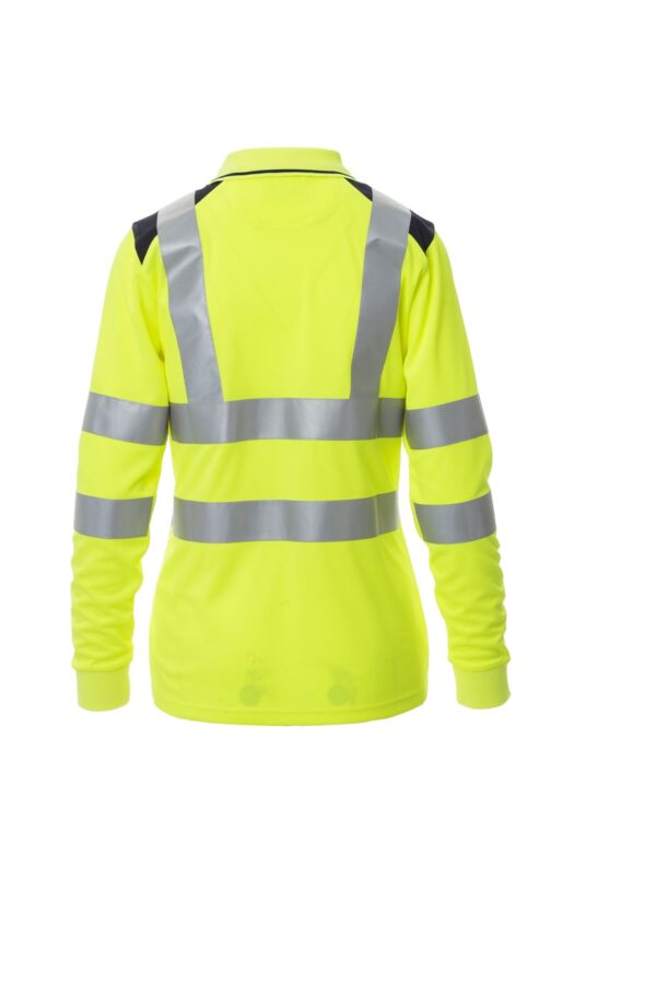 Polo de mujer de manga larga en Alta Visibilidad combinado GUARD+WINTER LADY Payper - Imagen 2