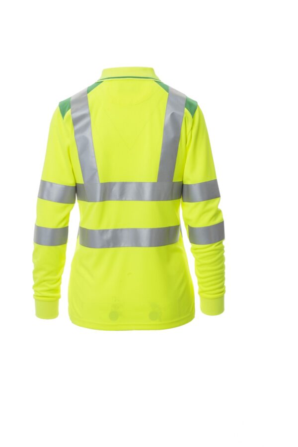 Polo de mujer de manga larga en Alta Visibilidad combinado GUARD+WINTER LADY Payper - Imagen 6