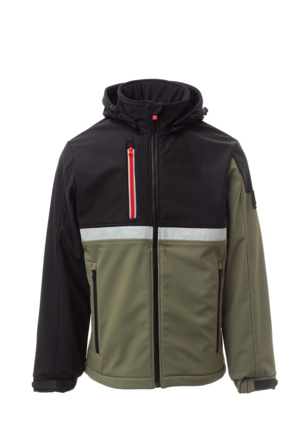 Chaqueta softshell colores combinados WISE Payper - Imagen 5