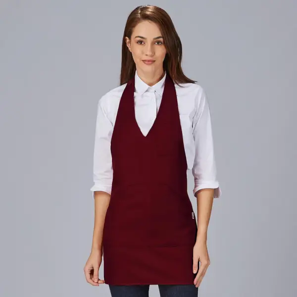 Delantal bistro escote pico bolsillo centro 182000 Garys