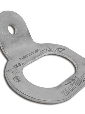 Dispositivo de anclaje para arnรฉs o lรญnea de vida plegado 45ยบ en acero inoxidable 304 1888COGS(*) MARCA
