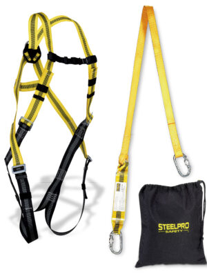 Kit anticaรญda Arnรฉs + cinta con absorbedor + bolsa nylon 1888KIT2SIN Marca