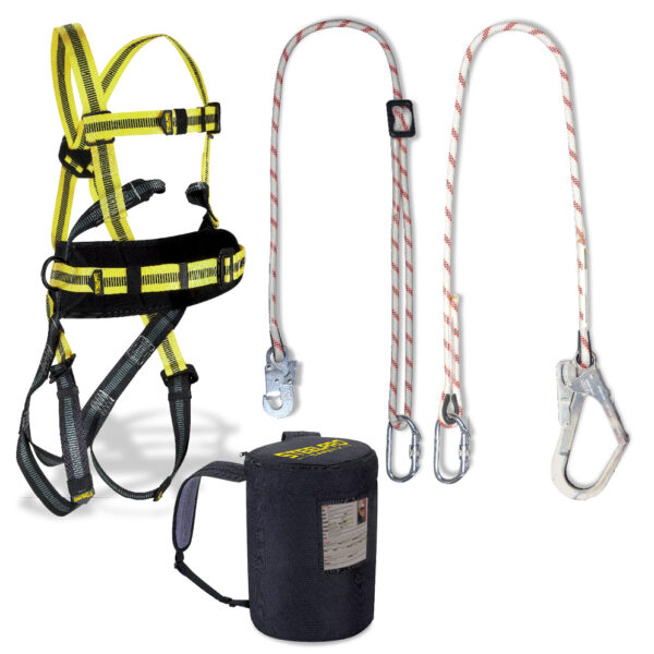 Kit anticaídas Arnés + cuerda regulable + cuerda 1,5m + mochila estilo Oxford 1888KIT8SIN Marca