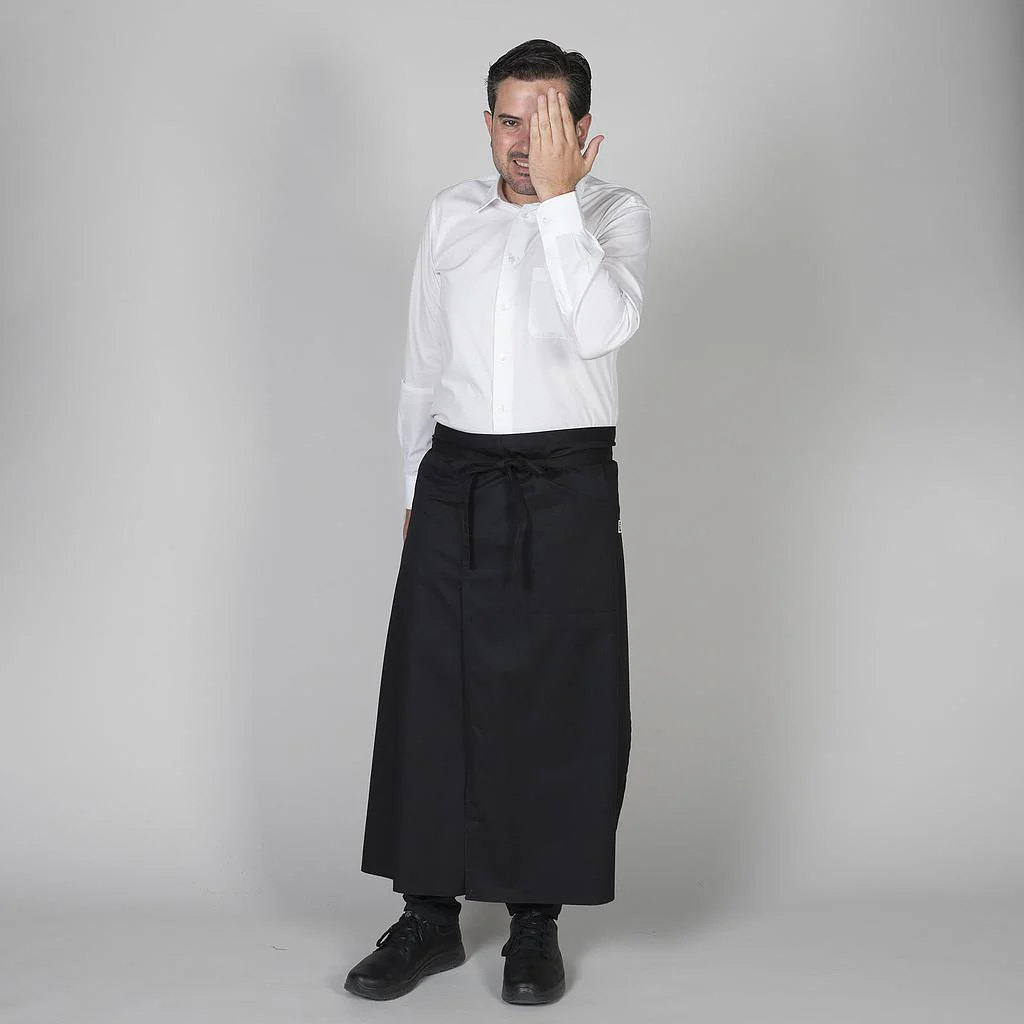 Delantal francés abierto sarga poliester 90x110 CM 191200 Garys - Imagen 10