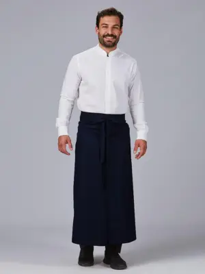 Delantal francรฉs abierto sarga poliester 90x110 CM 191200 Garys