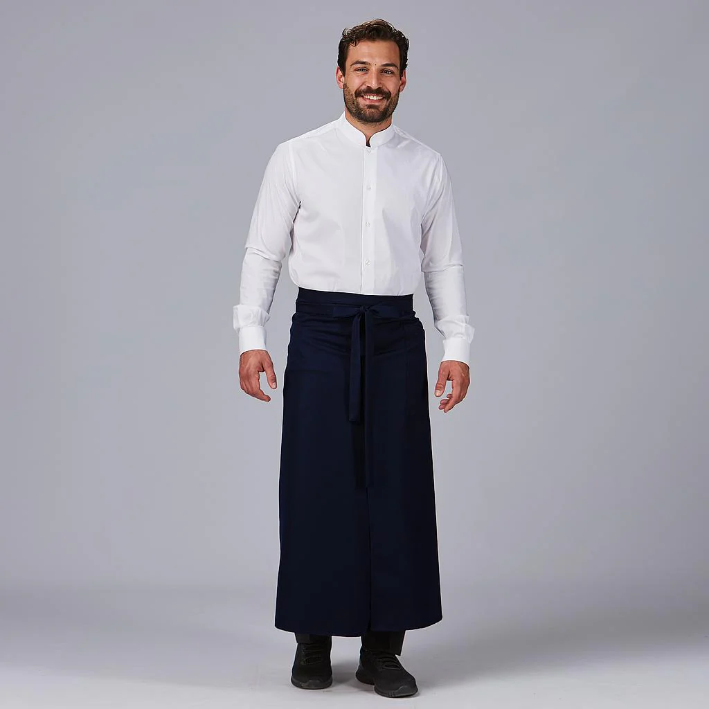 Delantal francés abierto sarga poliester 90x110 CM 191200 Garys