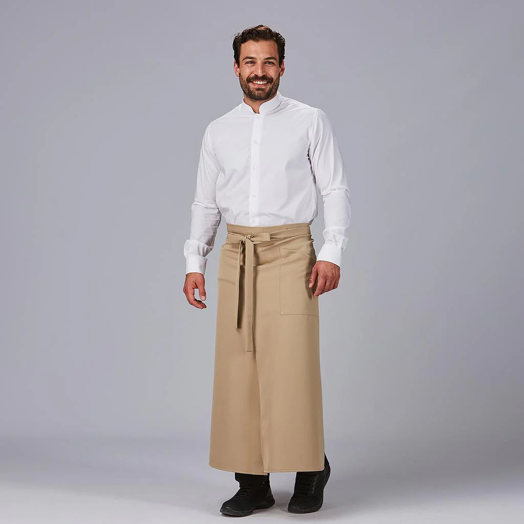 Delantal francés abierto sarga poliester 90x110 CM 191200 Garys - Imagen 7