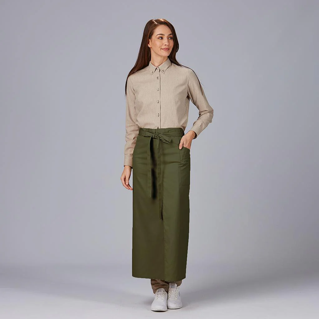 Delantal francés abierto sarga poliester 90x110 CM 191200 Garys - Imagen 9