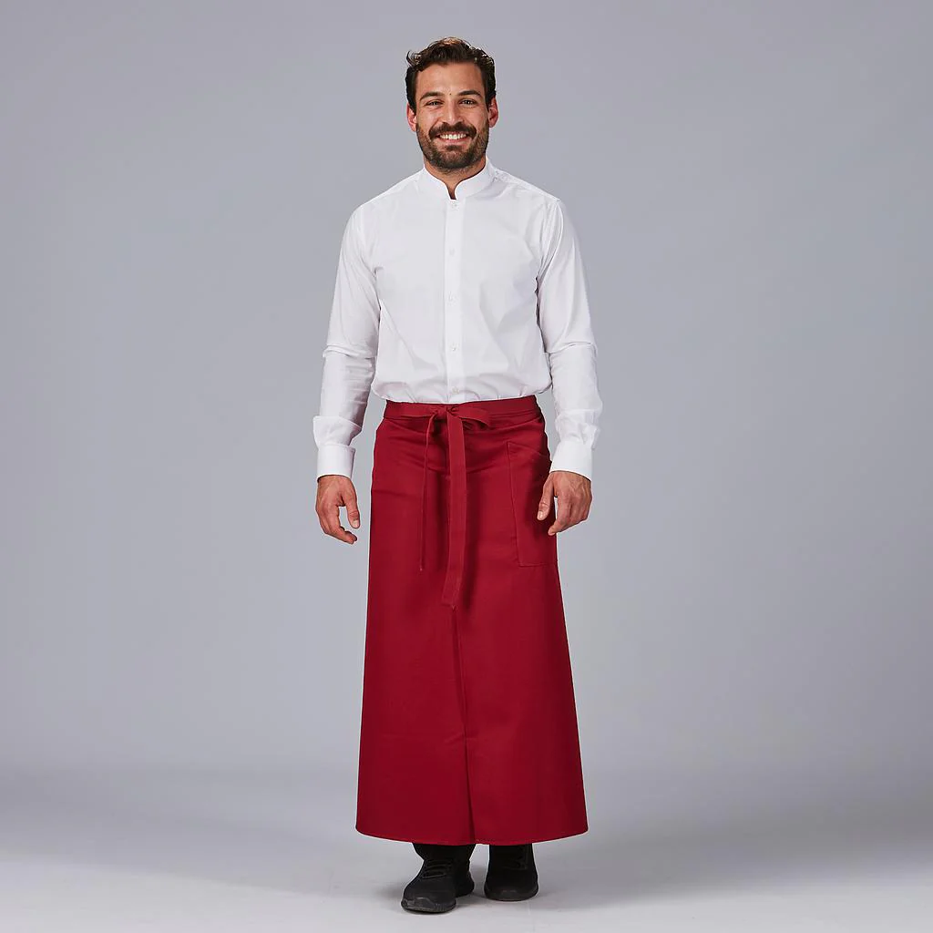 Delantal francés abierto sarga poliester 90x110 CM 191200 Garys - Imagen 5