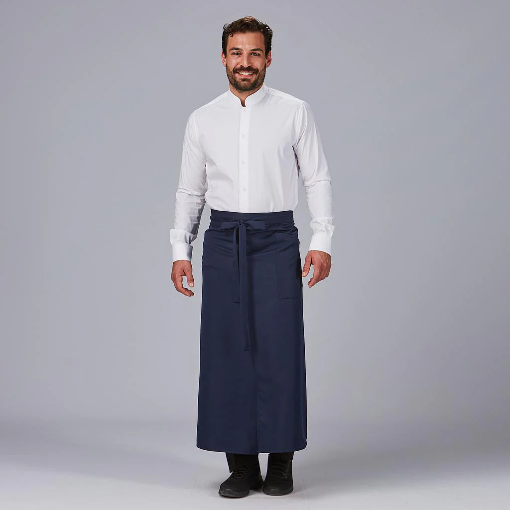 Delantal francés abierto sarga poliester 90x110 CM 191200 Garys - Imagen 3