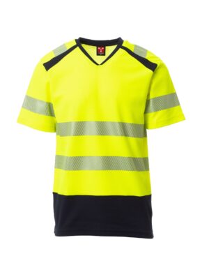 Camiseta de manga corta en Alta Visibilidad bandas segmentadas WAY Payper