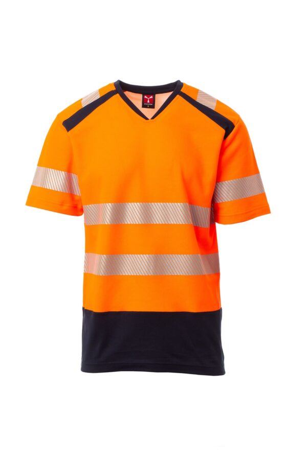 Camiseta de manga corta en Alta Visibilidad bandas segmentadas WAY Payper - Imagen 5