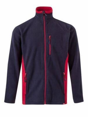 Chaqueta Polar bicolor 201504 gama TotalMatch Velilla - AZUL NAVY/ROJO