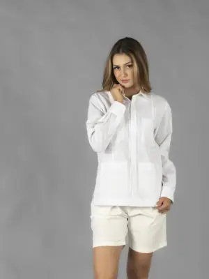 Guayabera mujer cuello camisero Sumatra 210014 Garys
