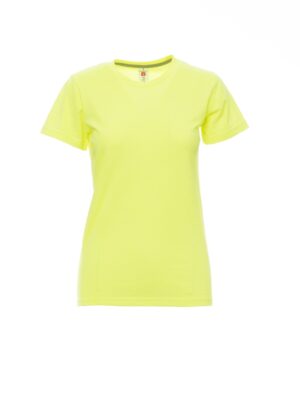 Camiseta de cuello redondo para mujer SUNSET LADY FLUO de Payper