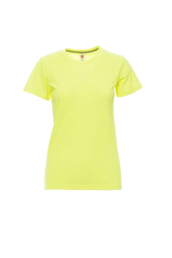 Camiseta de cuello redondo para mujer SUNSET LADY FLUO de Payper