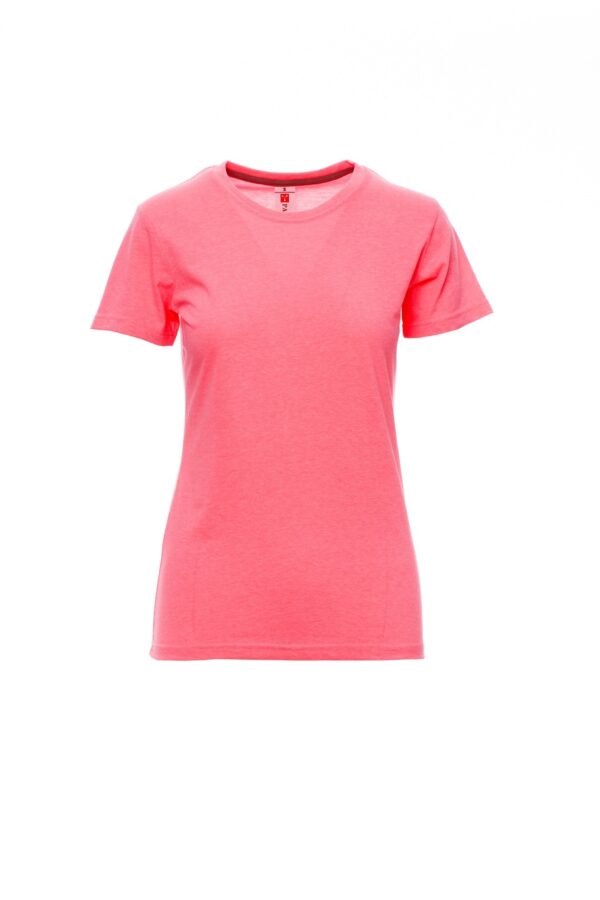 Camiseta de cuello redondo para mujer SUNSET LADY FLUO de Payper - Imagen 3
