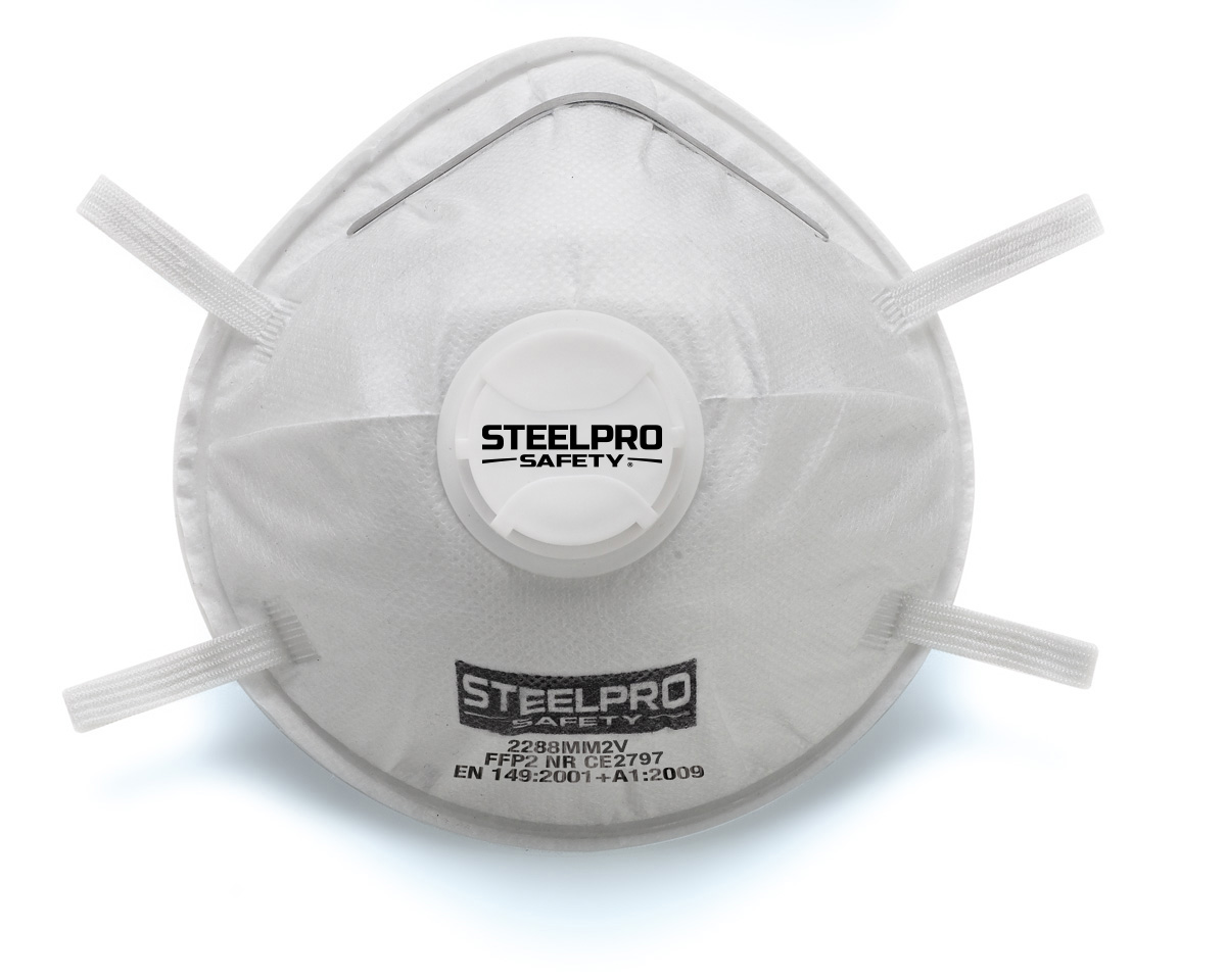 Pack de 12 mascarillas desechables FFP2 con válvula de exhalación 2288MM2VBL Marca