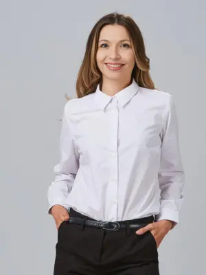 Camisa mujer manga larga Elastan 240001 Garys