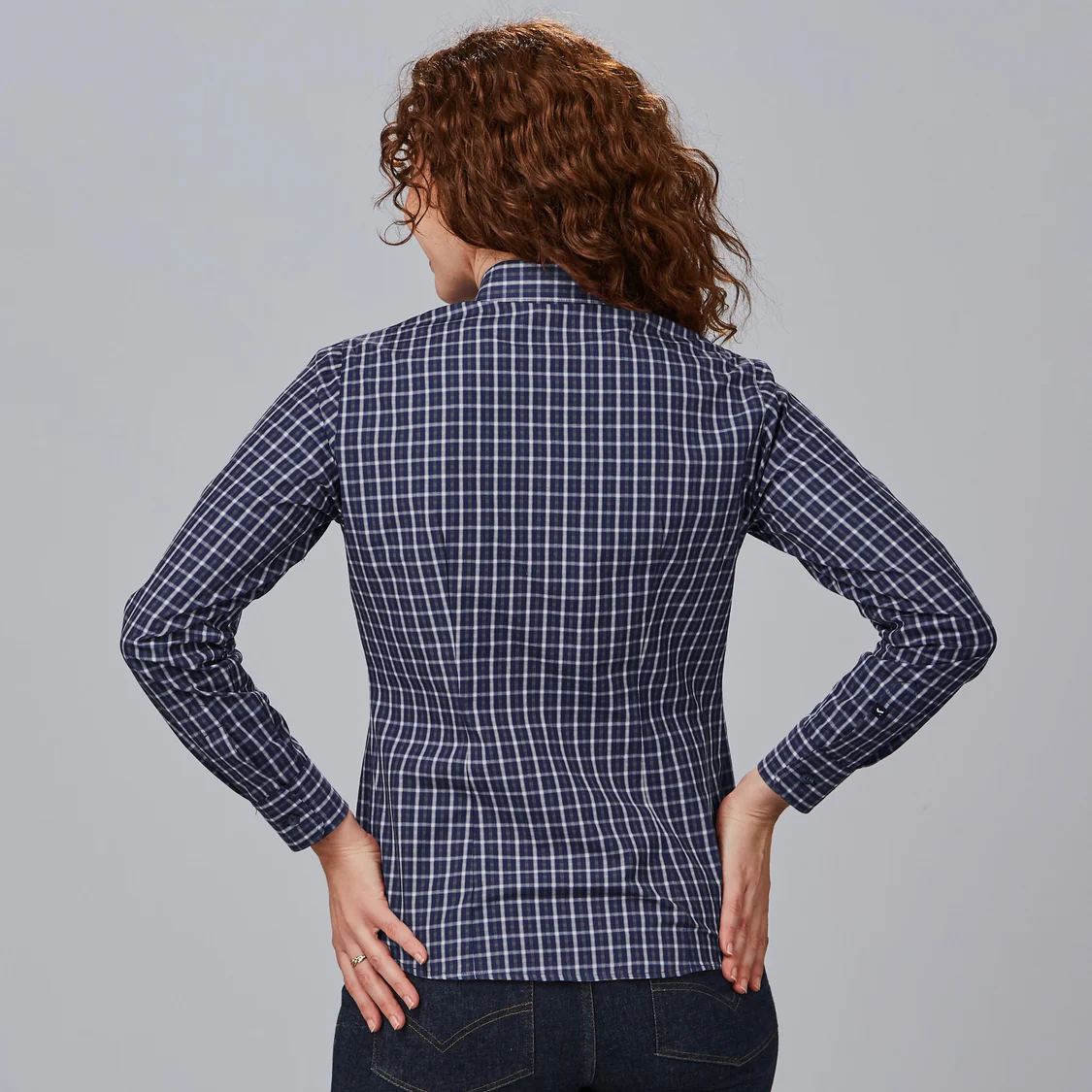 Camisa mujer cuadros Caterina 240025 Garys - Imagen 4