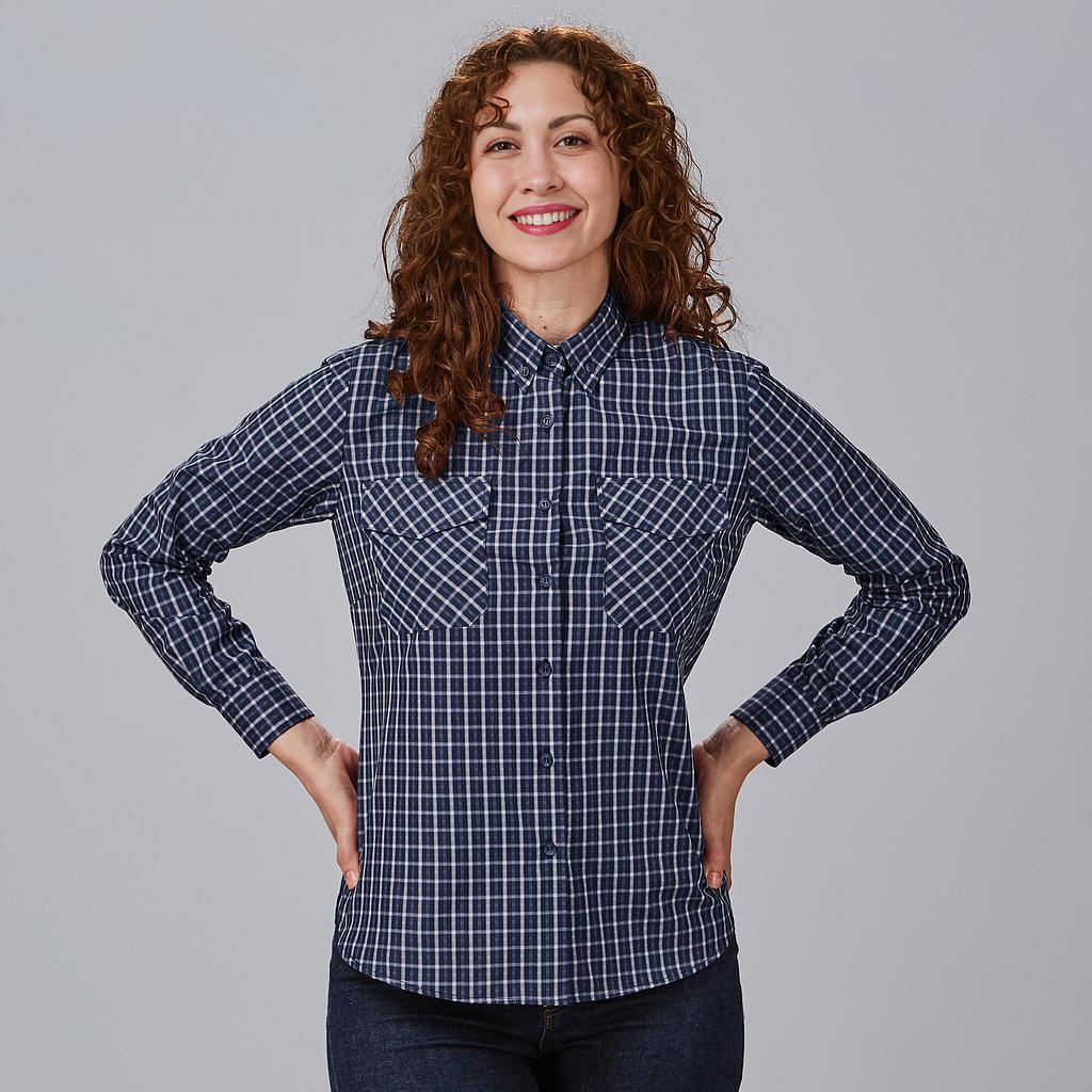Camisa mujer cuadros Caterina 240025 Garys - Imagen 3