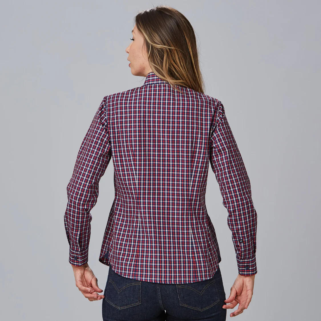 Camisa mujer cuadros Caterina 240025 Garys - Imagen 2